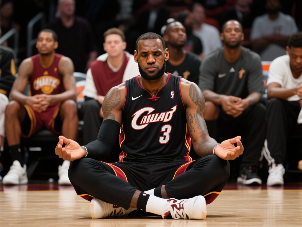 在职业生涯中，詹姆斯并非没有遭遇过低谷。